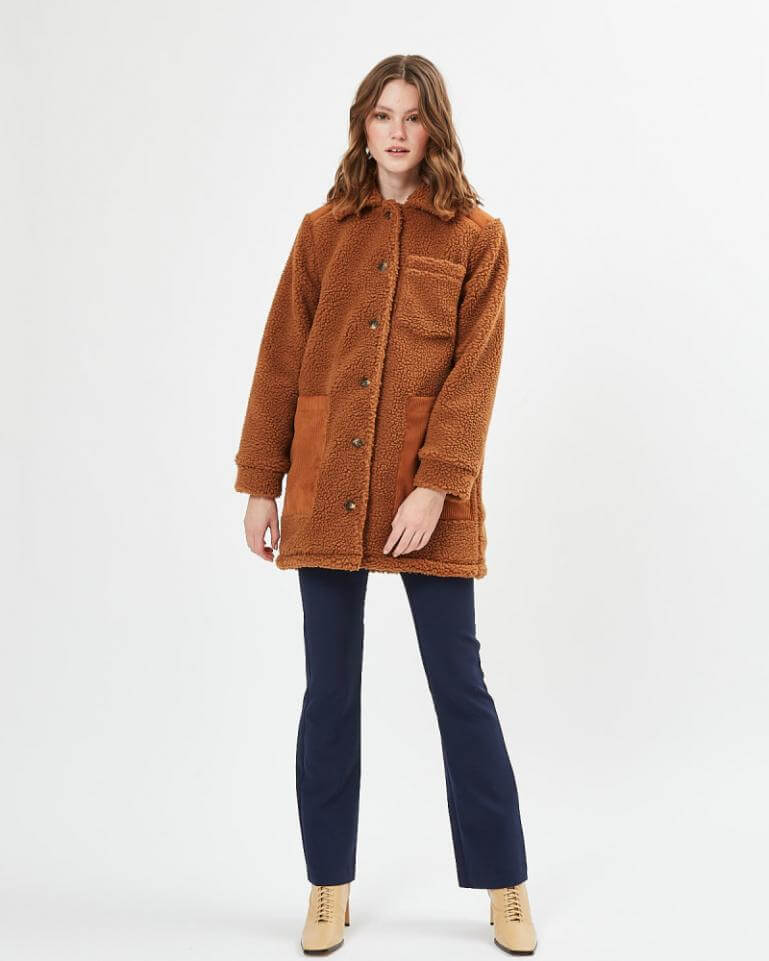 Leather Brown Outerwear 2