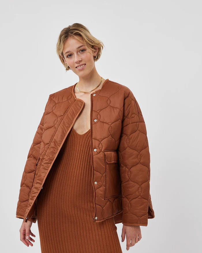 Leather Brown Outerwear 3