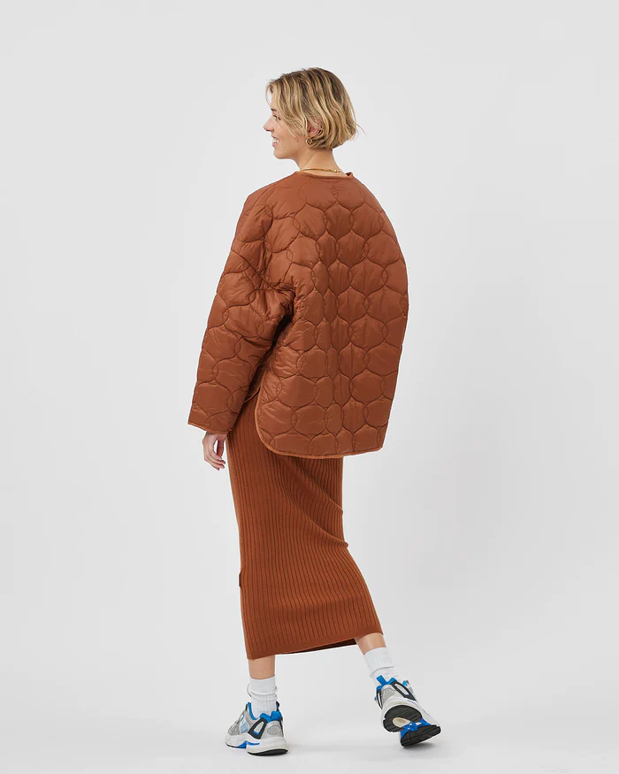 Leather Brown Outerwear 5